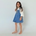 Twin Collective / PATTI PINAFORE DRESS / ISLAND BLUE