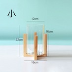 【木製 インテリア 花瓶】 丸 ラウンド 北欧テイスト フラワーアレジメント 一輪挿し ミニマリスト シンプル 水耕栽培 観葉植物 サイズ２種