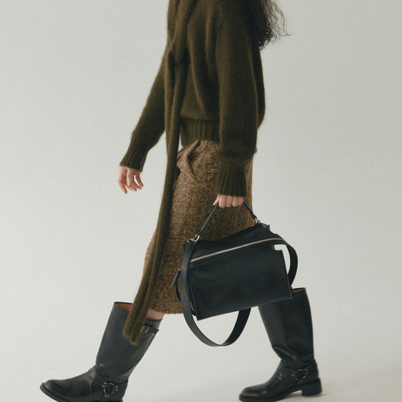 Soft Brushed Knit Skirt T3927