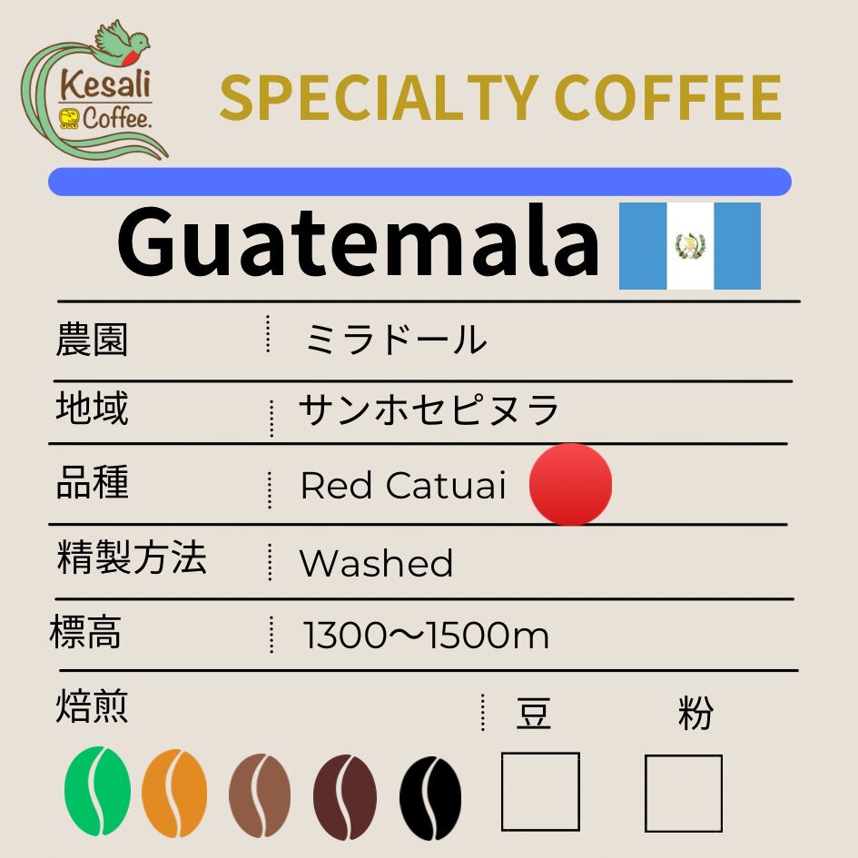 1000g深煎りグアテマラRed Catuai20%off