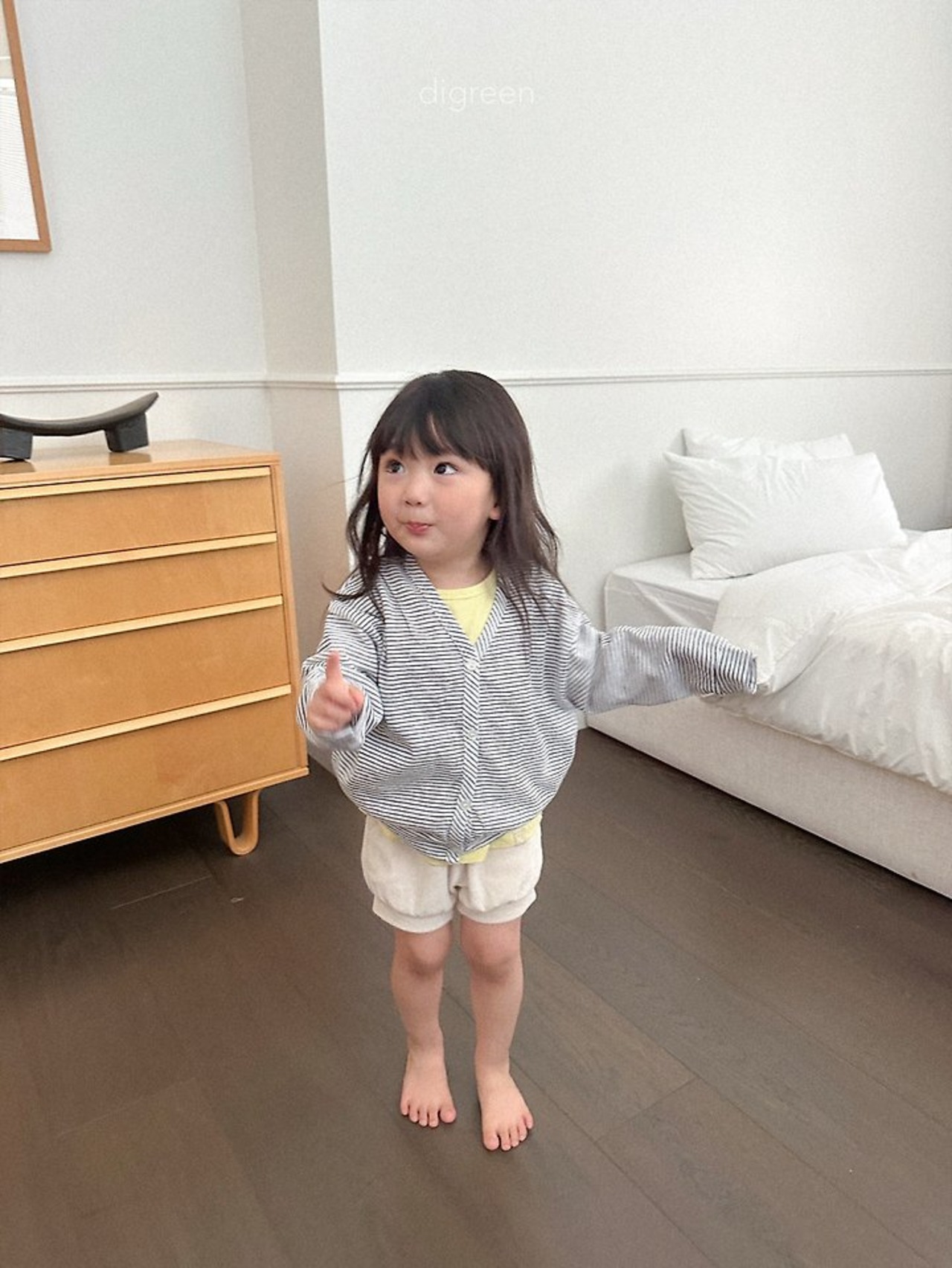 [DIGREEN] Summer Stripe Cardigan / [디그린] 썸ST가디건