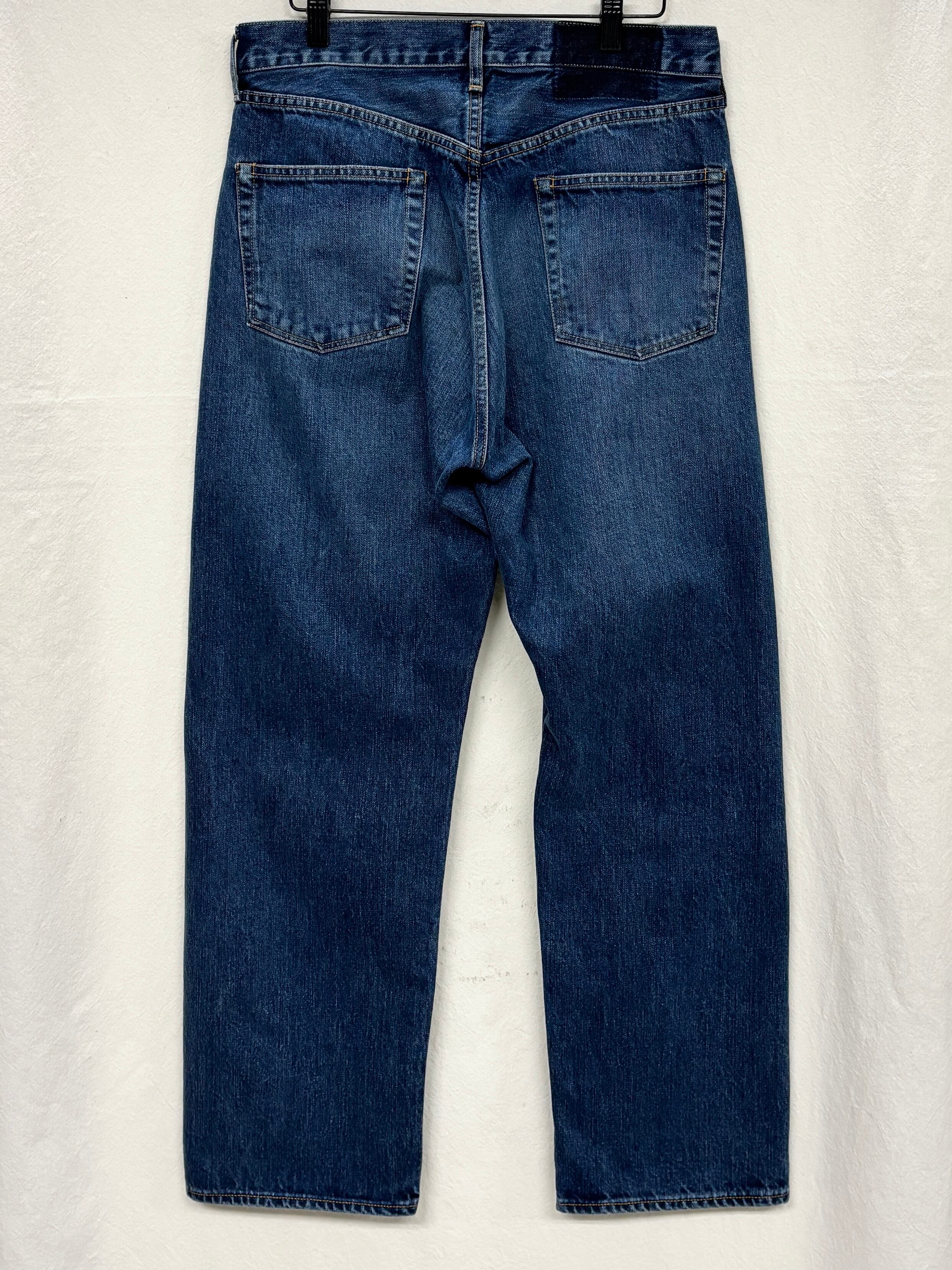 awasa / selvage denim 5 pocket straight pants (INDIGO) | THE