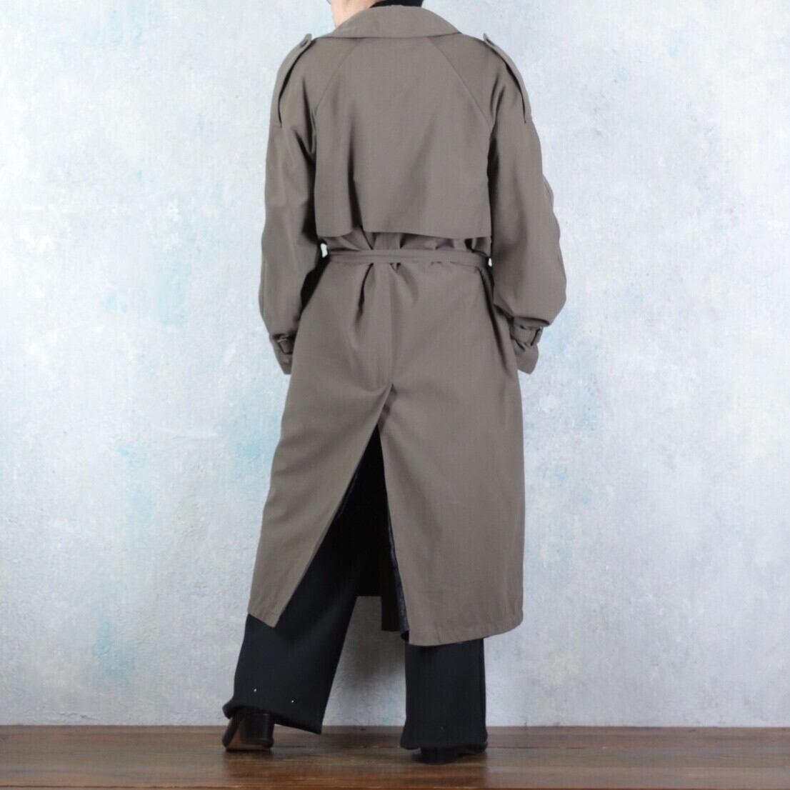 1990's Pierre Cardin オーバーサイズ スムーストレンチコート 着脱