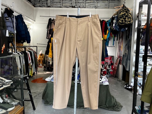 WTAPS × UNDER COVER TC TWILL SIDE ZIP 2TUCK PANT BEIGE XL 91379