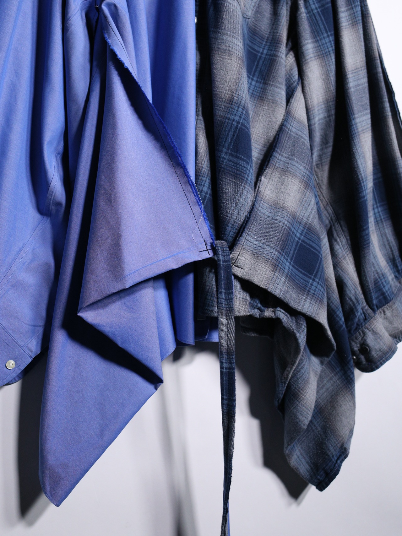 REMAKE / 変形 docking design asymmetry shirt - 15