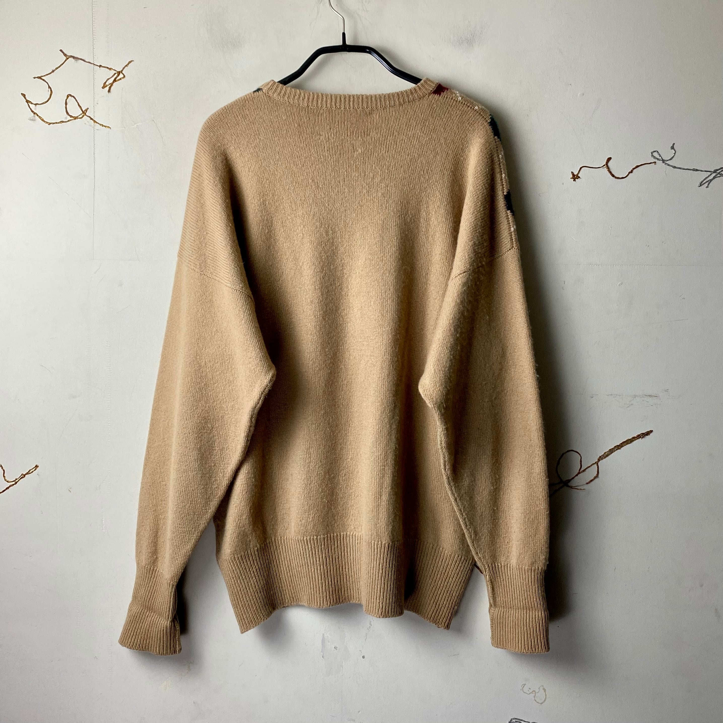 CORGI argyle cashmere sweater | NOIR ONLINE