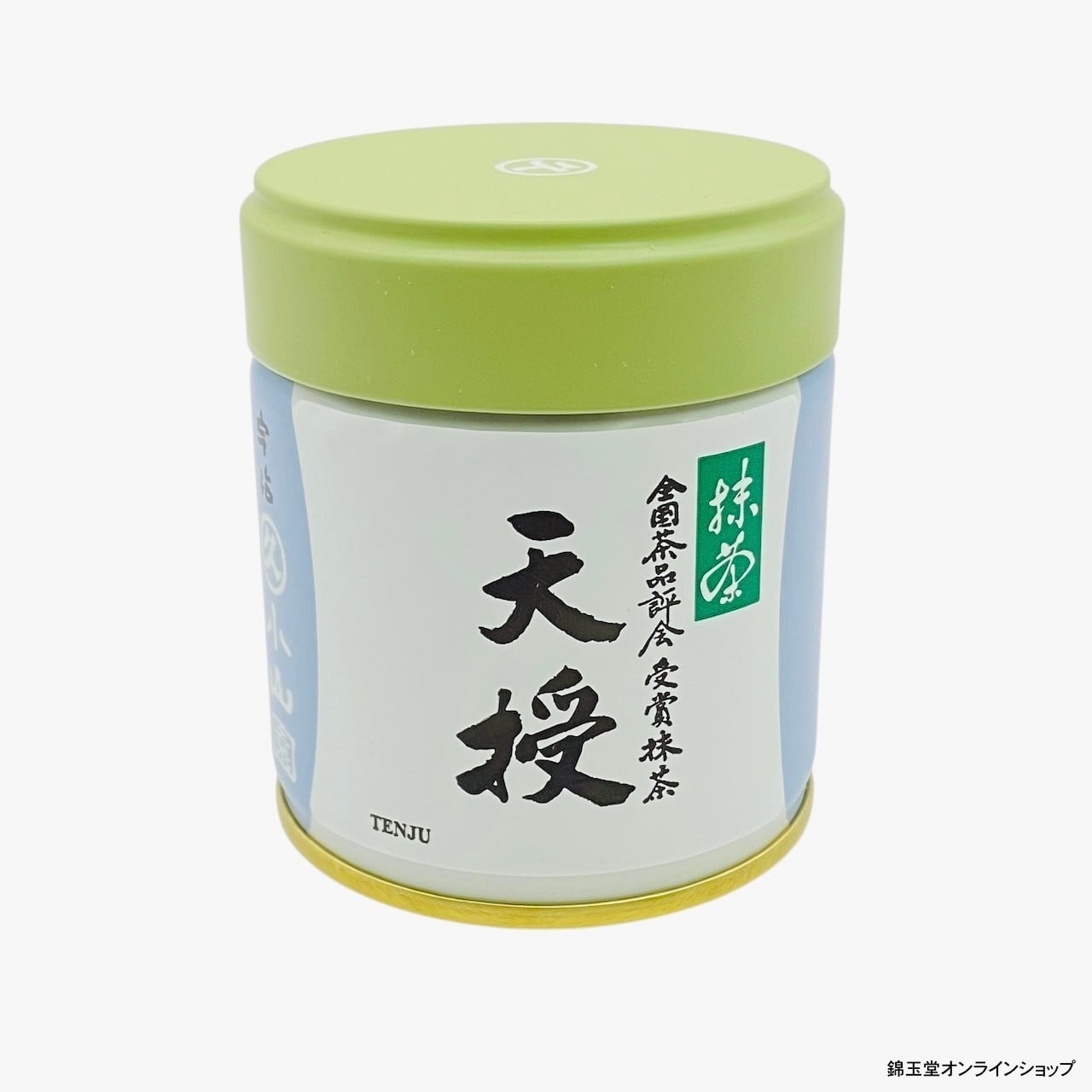 丸久小山園 抹茶/天授40g缶 抹茶】天授 40g缶 丸久小山園製 ／Matcha Tenju 40g | 茶道具 錦玉堂