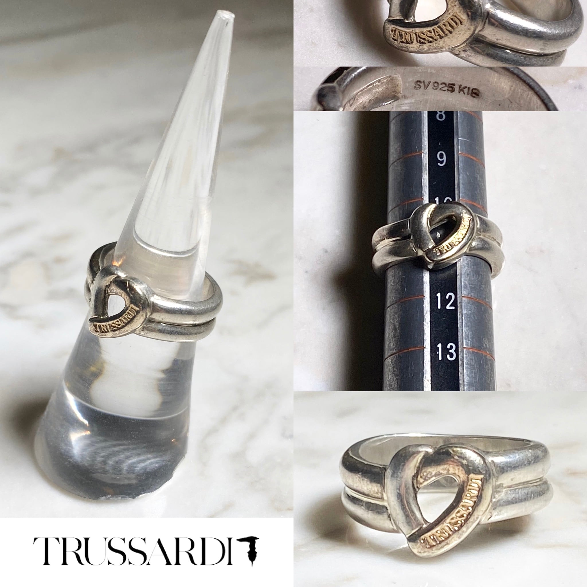TRUSSARDI silver×K18yg ring | NOIR ONLINE