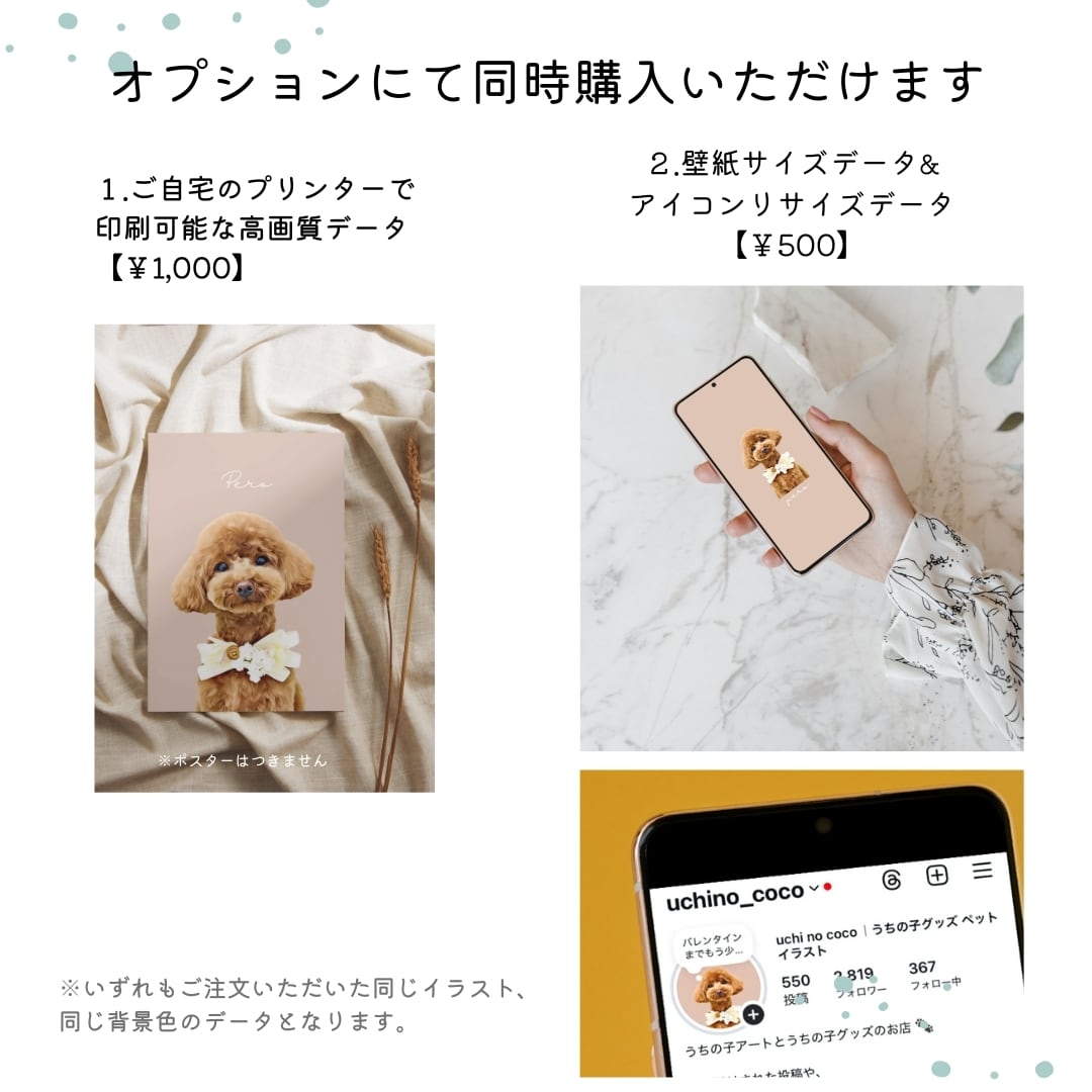うちの子イラスト｜キャンバスパネル | ペットイラスト うちの子グッズ