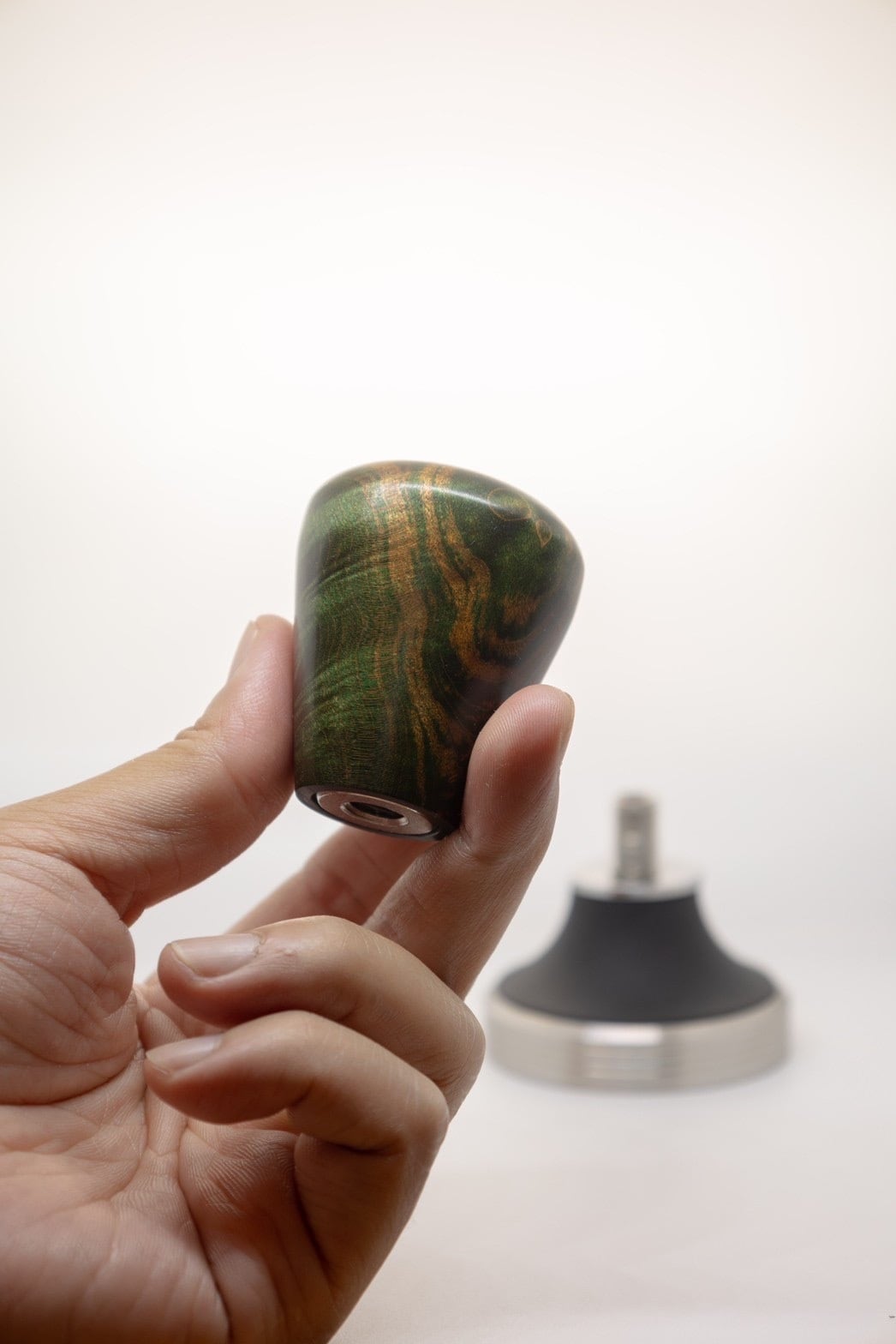 スタビライズドウッドハンドル ダークグリーン