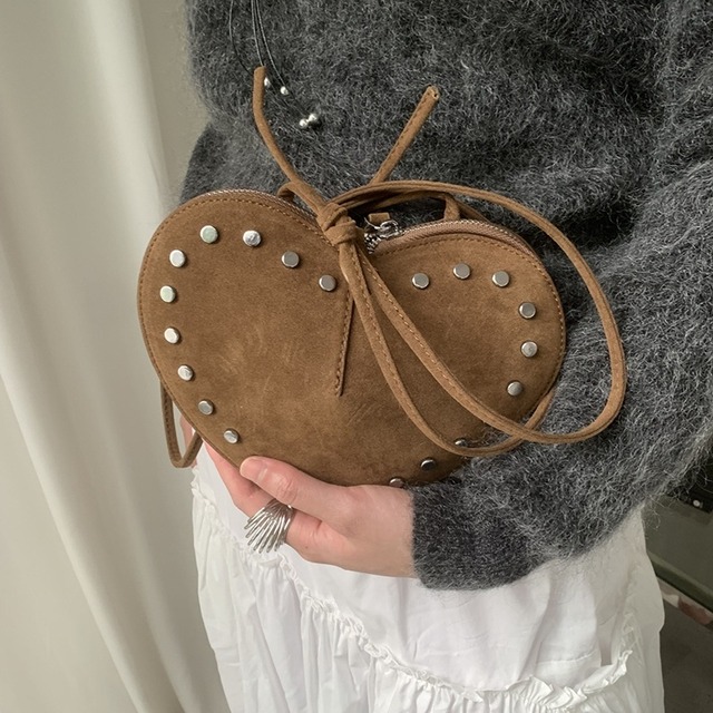 heart studs bag　j-0225