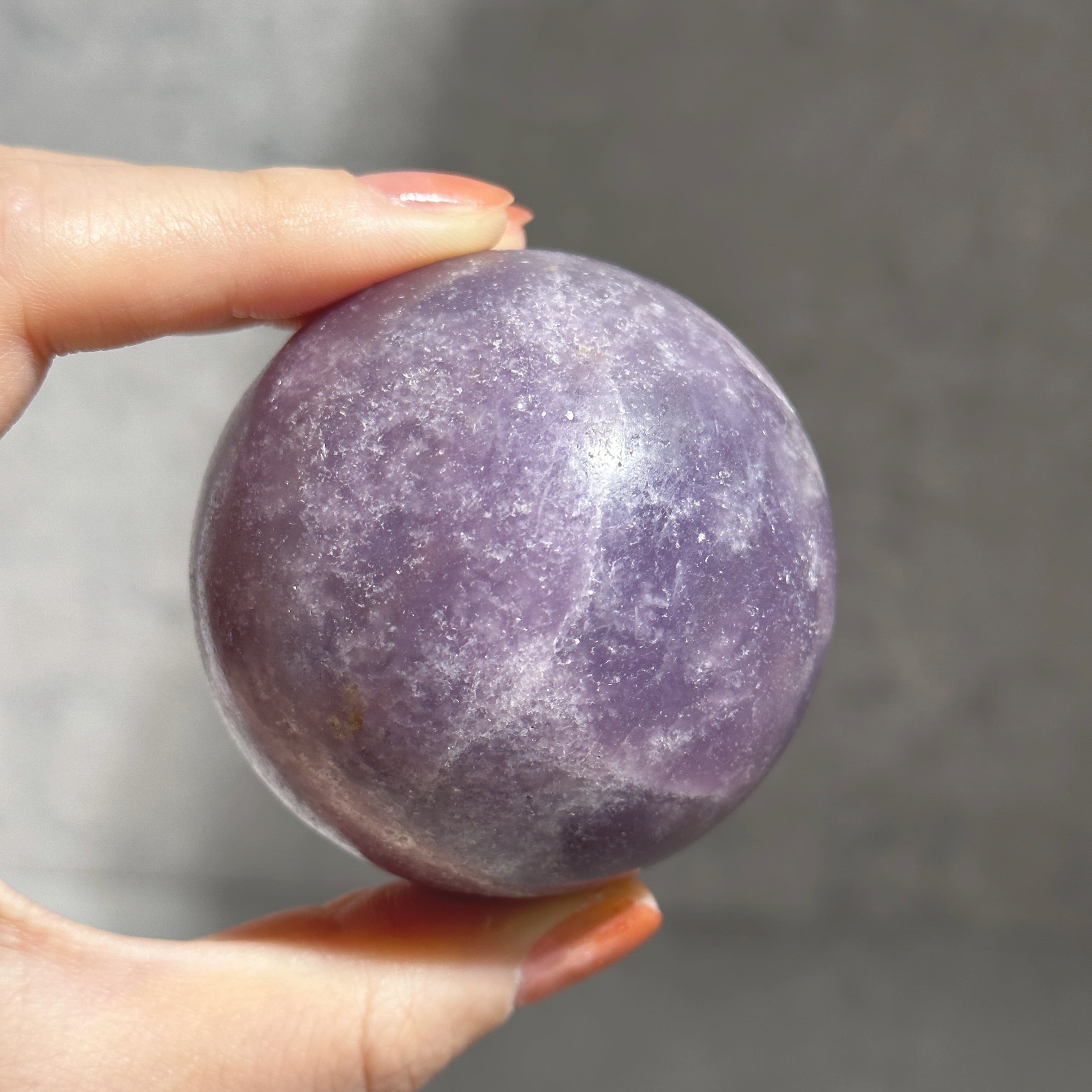 レピドライト スフィア02◇Lepidolite◇天然石・鉱物・パワーストーン