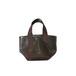 BURLAP OUTFITTER バーラップアウトフィッター LEATHER MICRO TOTE レザー マイクロトート バッグ ミニバッグ 撥水 牛革 ナイロン 巾着仕様 ユニセックス
