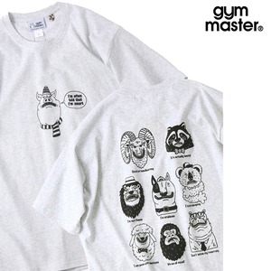 gym master ジムマスター 7.4oz My habits グラフィックTシャツ｜コットン100%・程よい厚手｜メッセージプリントTEE G721701 アッシュ