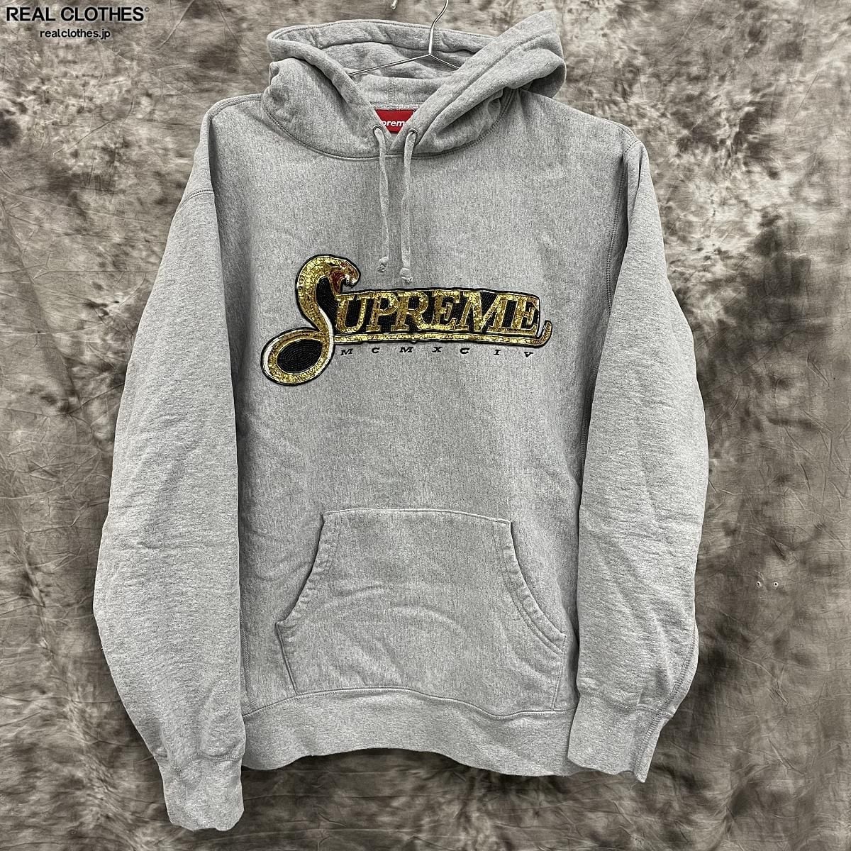 Supreme/シュプリーム【19AW】Sequin Viper Hooded Sweatshirt