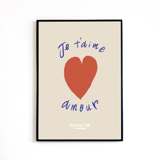 ♯031 AMOUR HEART POSTER