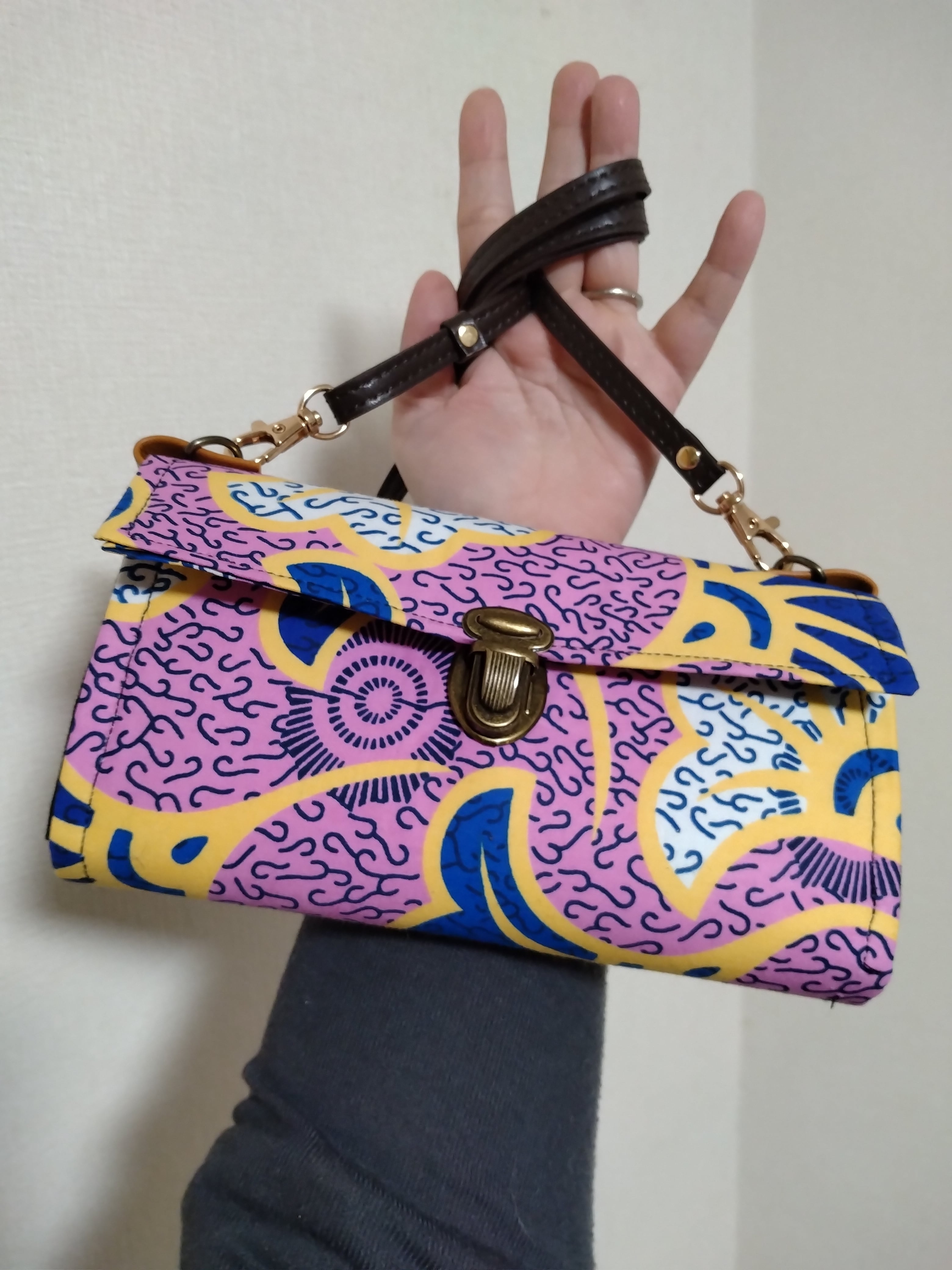 アフリカンファブリック 長財布 No.53 | kokoperi ～アフリカ布製品
