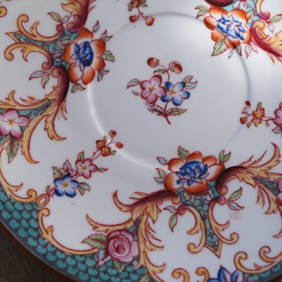 希少フランスアンティーク サルグミンヌ ミントン147 カップ＆ソーサー