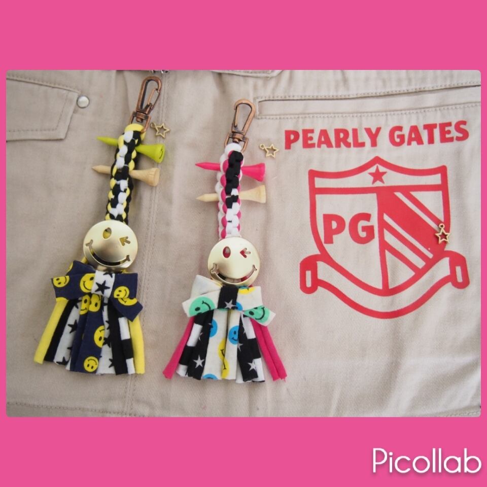 ゴルフ　ティーホルダー　リボン　ニコちゃん　ゴルフティー　ゴルフウェア　景品 ゴルフ ティーホルダー リボン ニコちゃん ゴルフティー ゴルフ