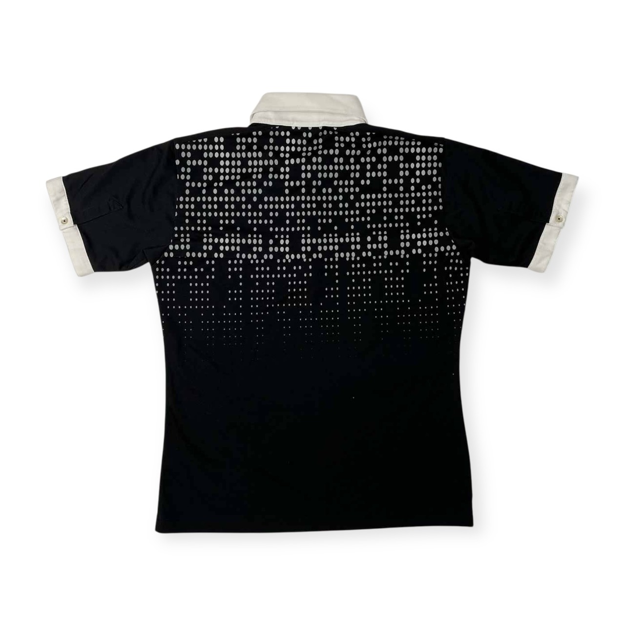 adidas GOLF アディダス ゴルフ 柄入り BD 半袖 ポロシャツ サイズ L /ブラック/メンズ