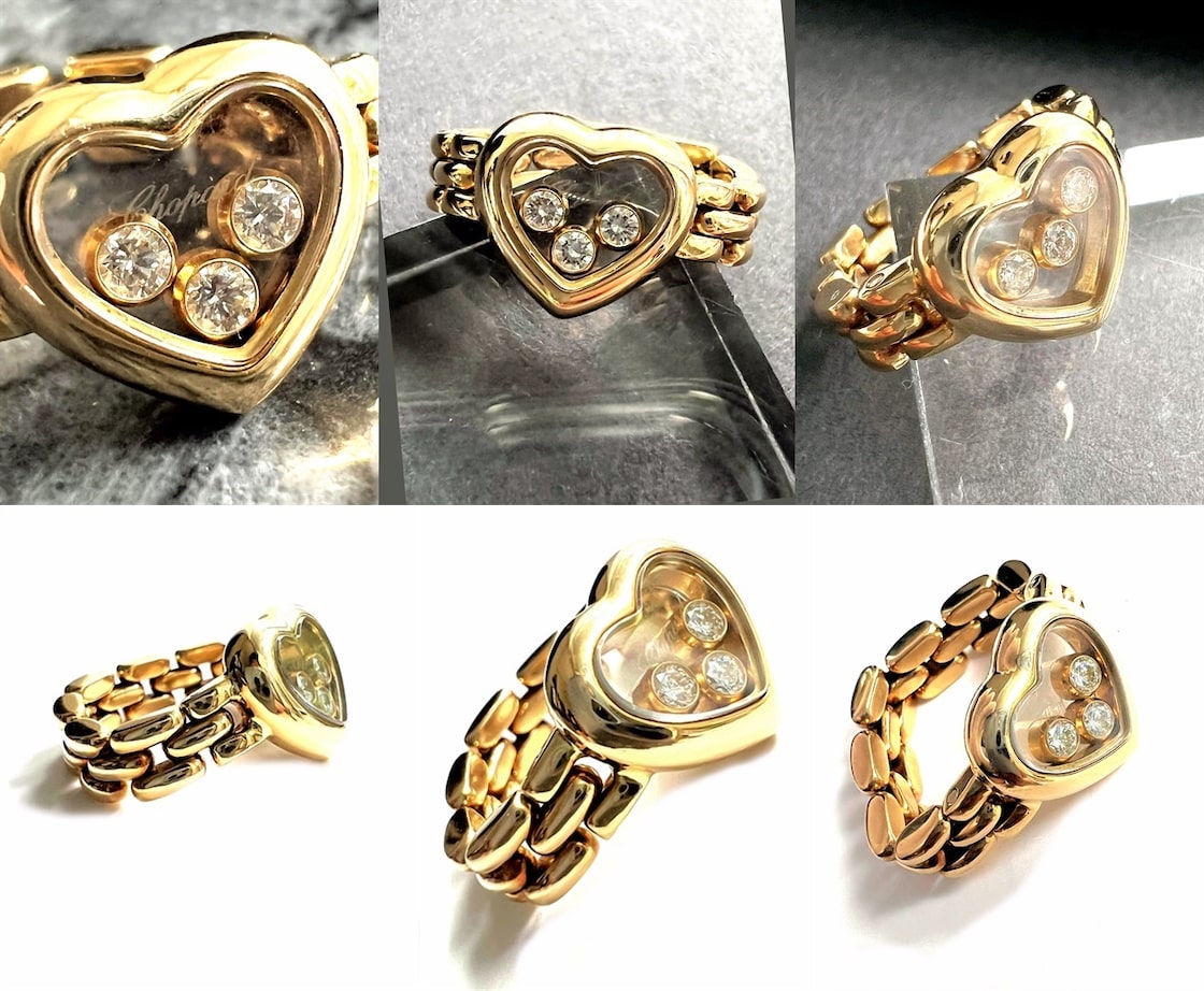Chopard ショパール ハッピーダイヤモンド アイコン リング ムーブ 