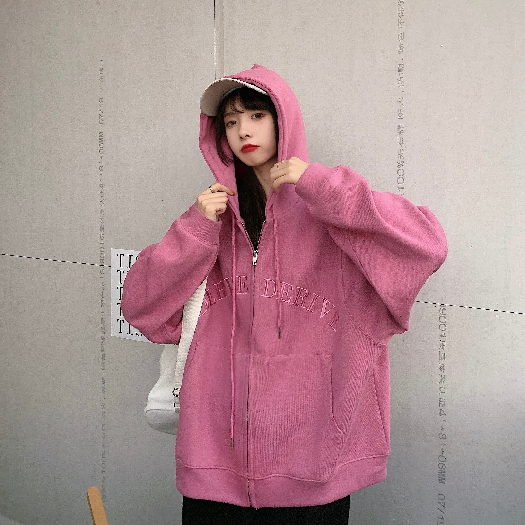 オータムブラウス レディースフードセーター ルーズジャケット ロング 秋物 YY-ファッション3278924559