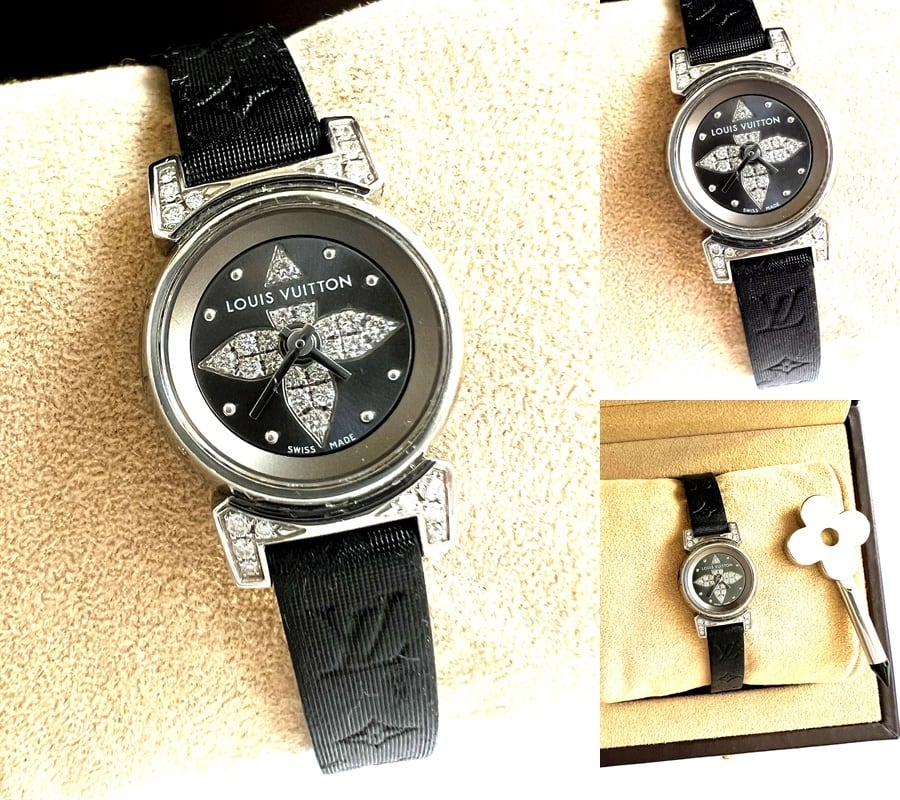 LOUIS VUITTON ケース付き ルイヴィトン タンブール ビジュ センター