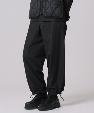 【TAION UNISEX】NONDOWN MILITARY REV.WIDE PANTS