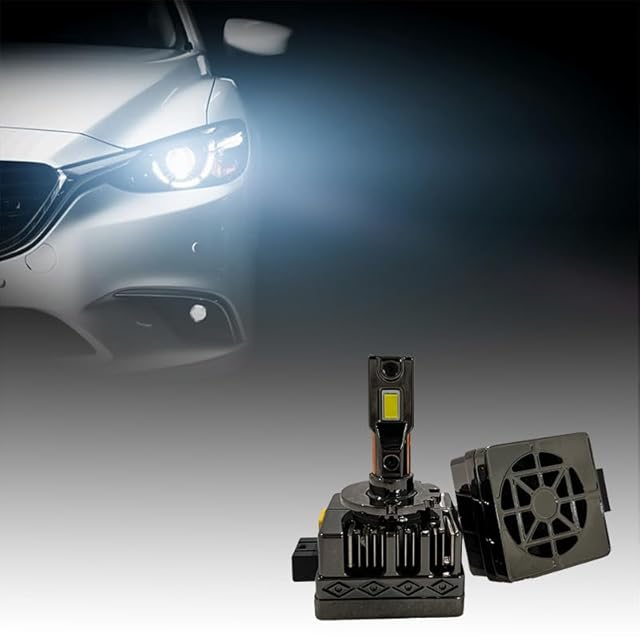 Latentoch D1S LED バルブ 爆光 瞬間起動 超高輝度 車検対応 6500K 55W