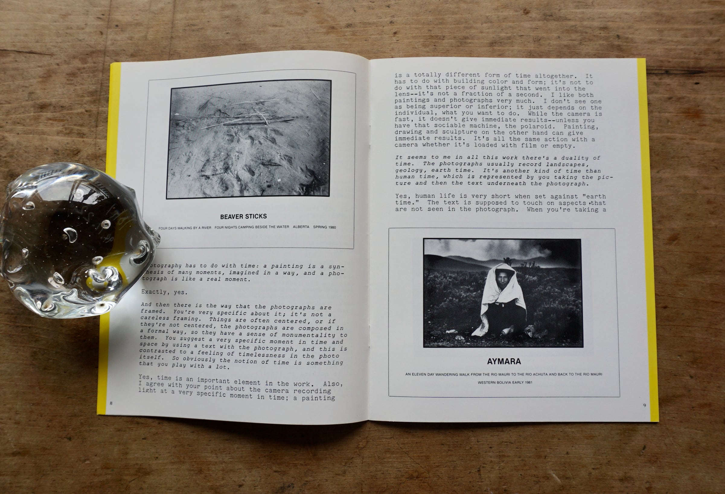 絶版洋古書】Hamish Fulton ハミッシュ・フルトン VIEW VOL. 4, NO. 2