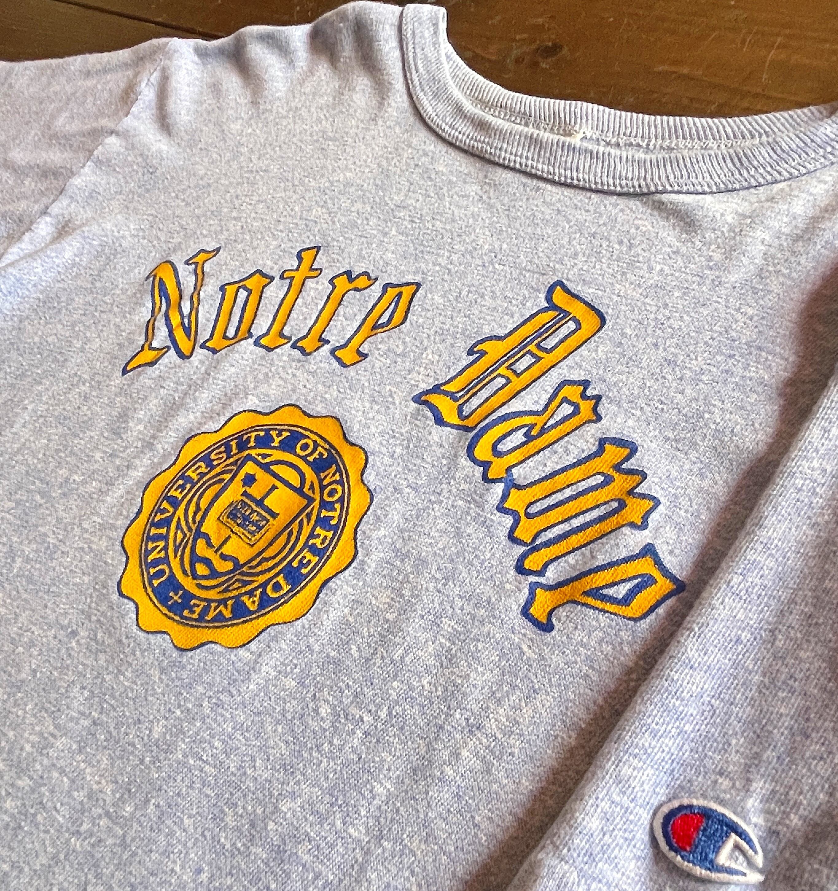 80s champion vintage NOTRE DAME tee