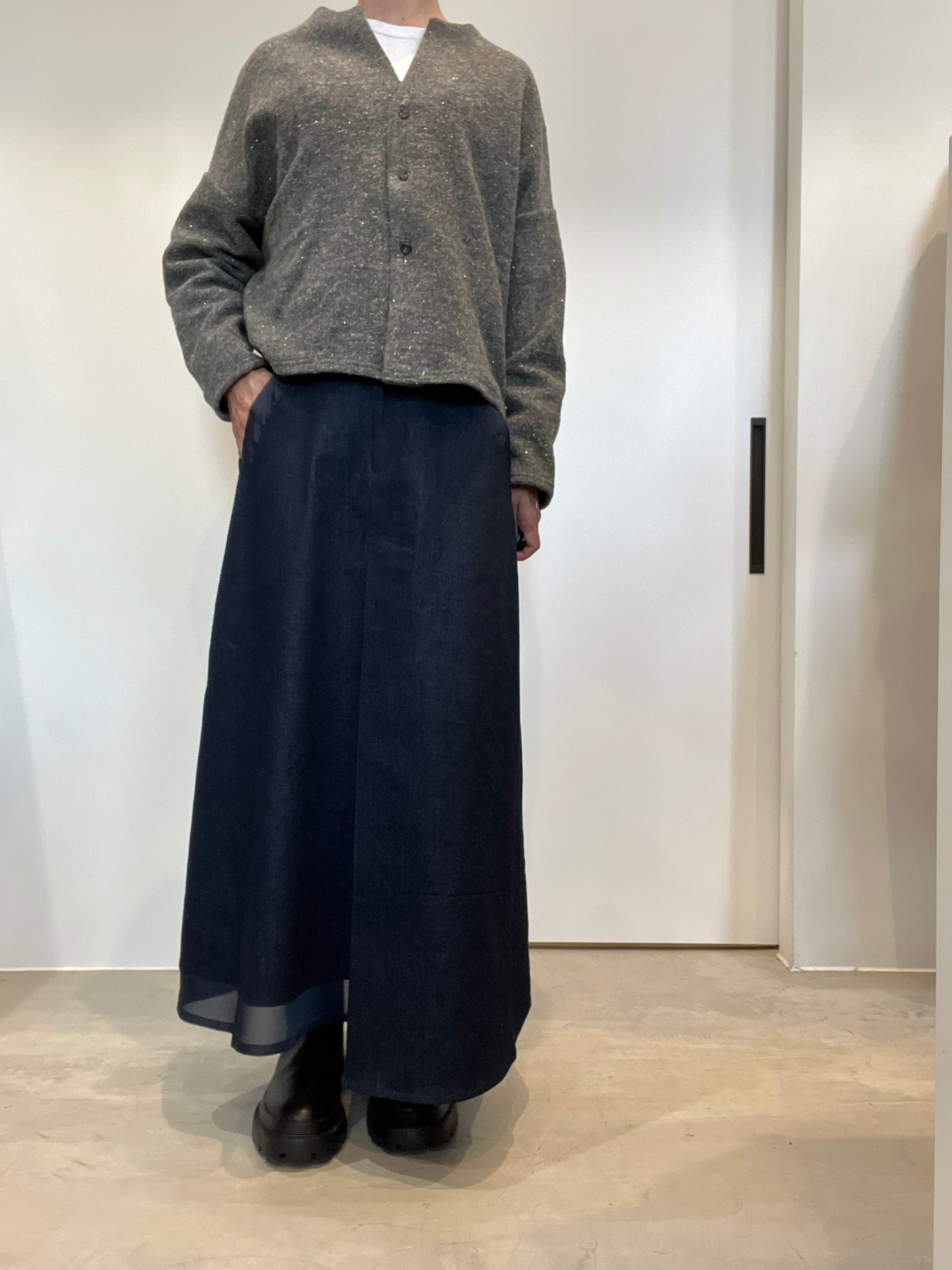 【LEMELANGE】ラメ入りスライバーニット 8551101