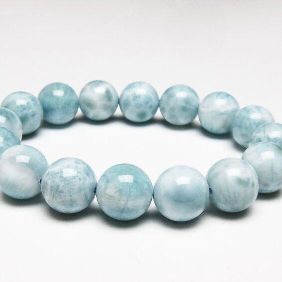 ラリマー ブレスレット 13mm 一点物 111-38173