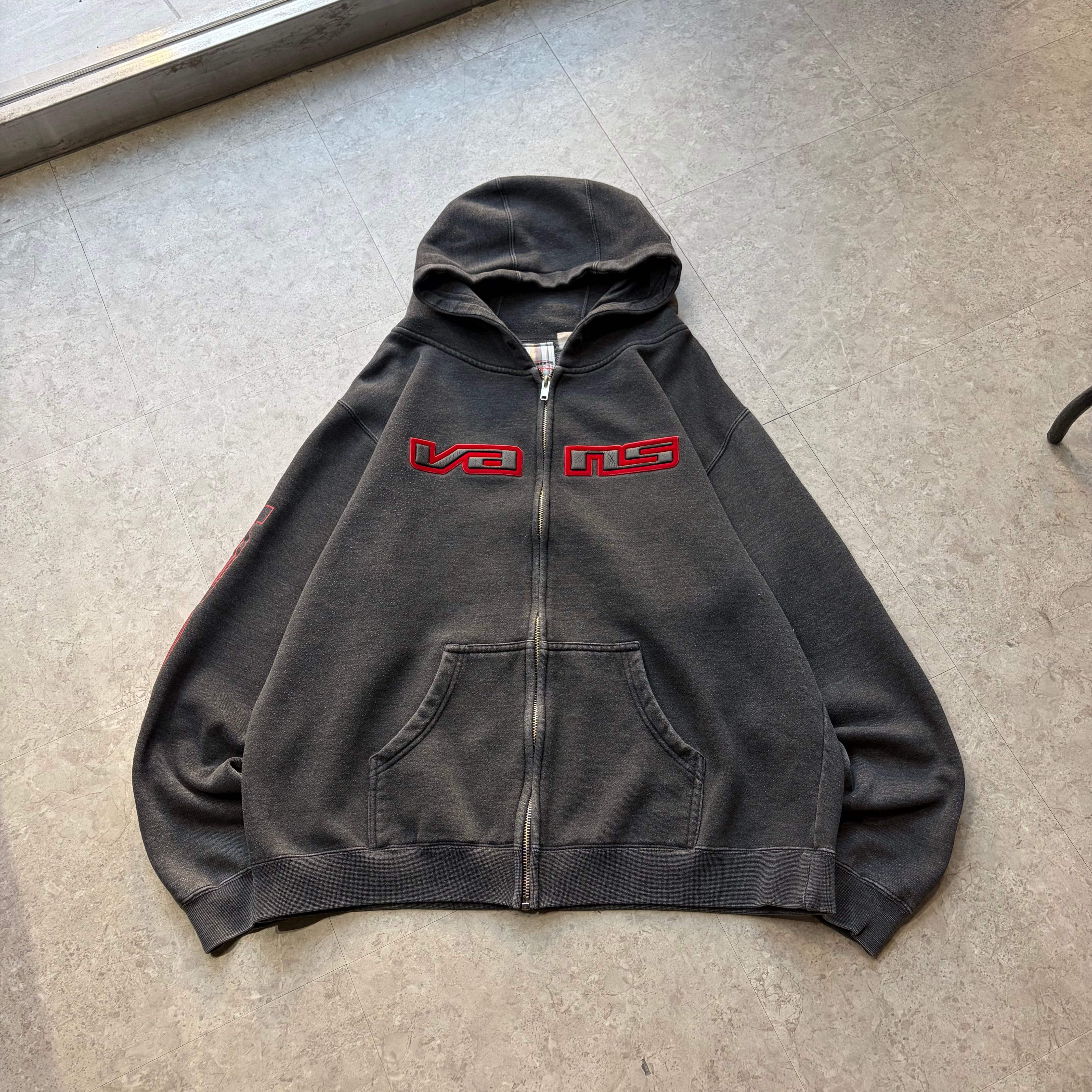 90s~ VANS "3D logo print" zip-up hoodie【仙台店】