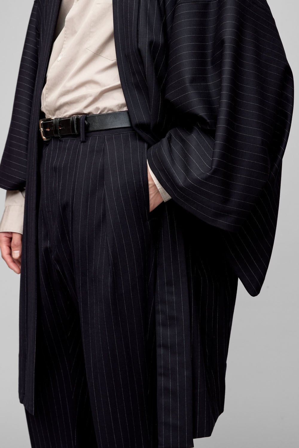 パンツ / NEAT / 140's Wool stretch Pinstripe / Standard / NAVY | Y