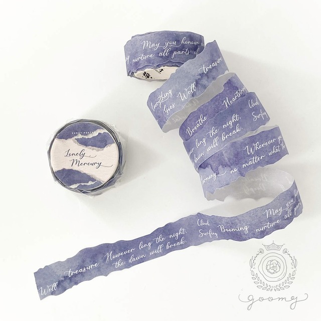 【再入荷】マスキングテープ Lonely mercury <M34>