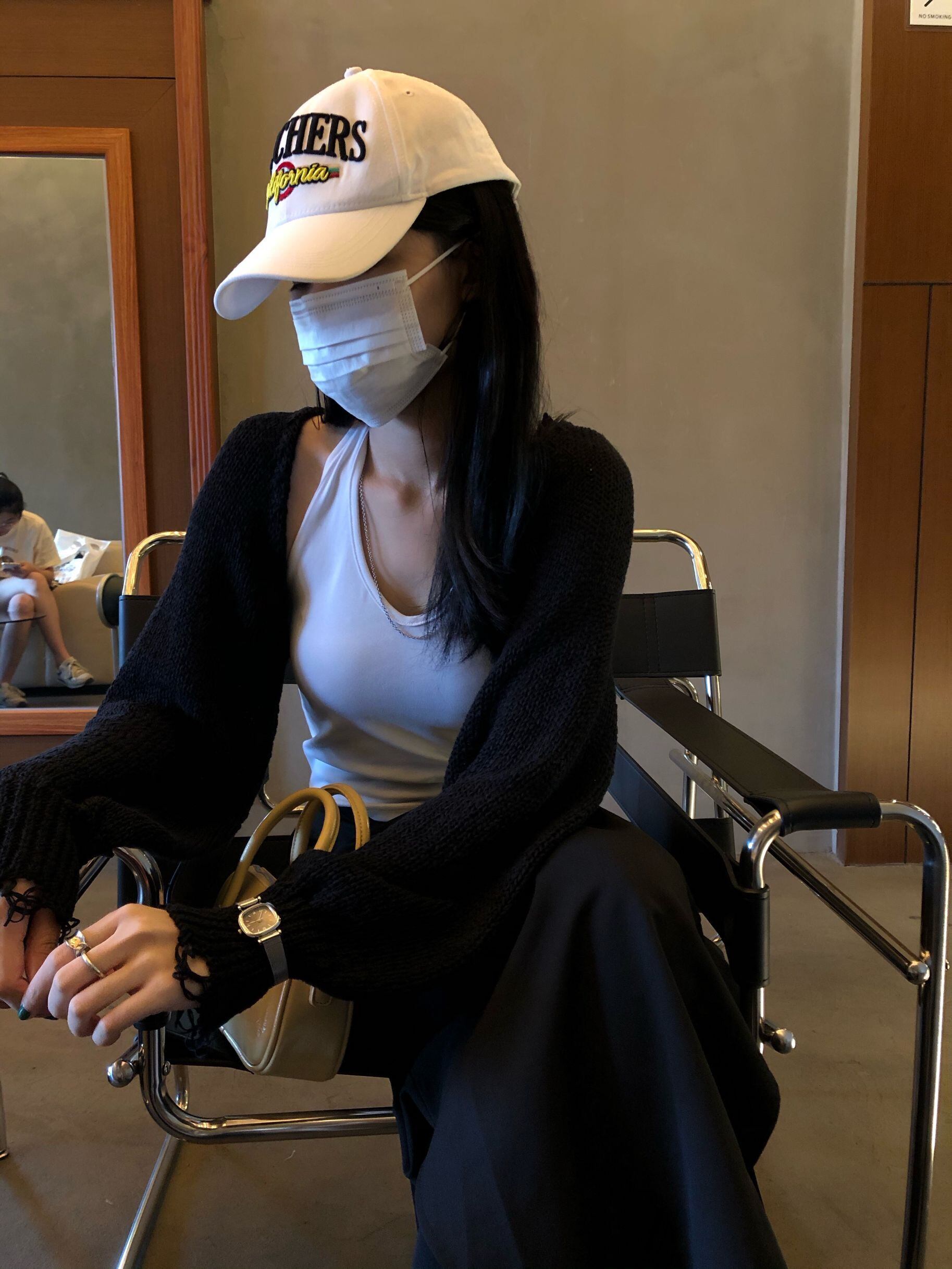 レッドサマーショートニットカーディガン ストリート 夏物 モンロー47600480833