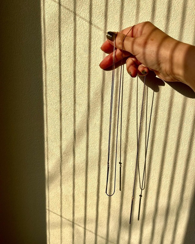super long necklace
