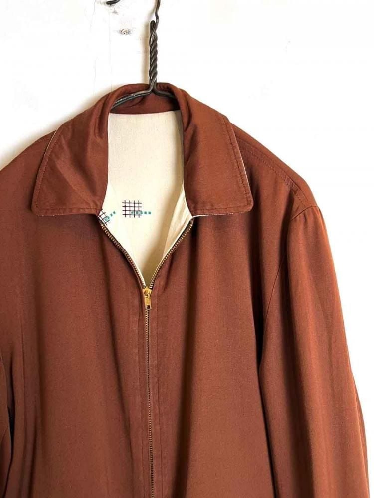 Vintage Reversible Rayon Gabardine Jacket [1950s-] | beruf
