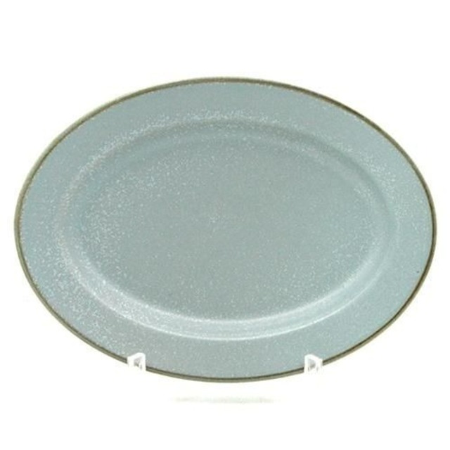 ファブール10吋リムプラター(水色)