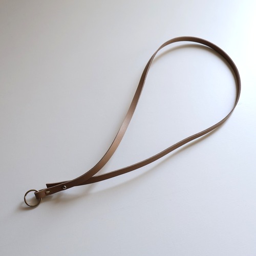 STILL BY HAND “ Leather Glass Holder ( TAUPE )”