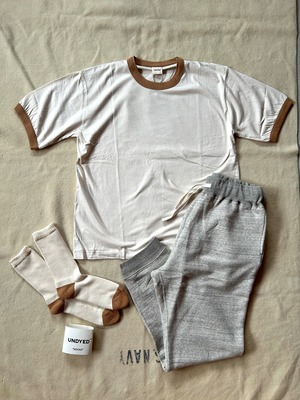 ［UNDYED UNISEX］TRIM TEE
