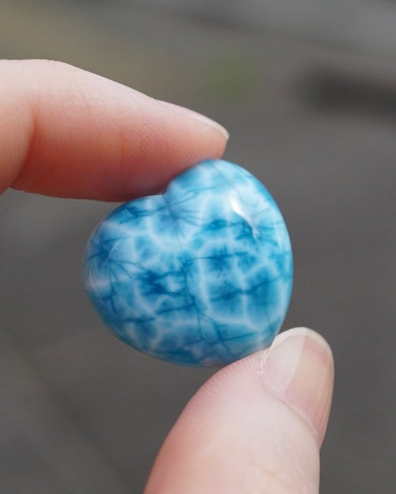 天然】ラリマー ルース 29.7*27.1*11mm 