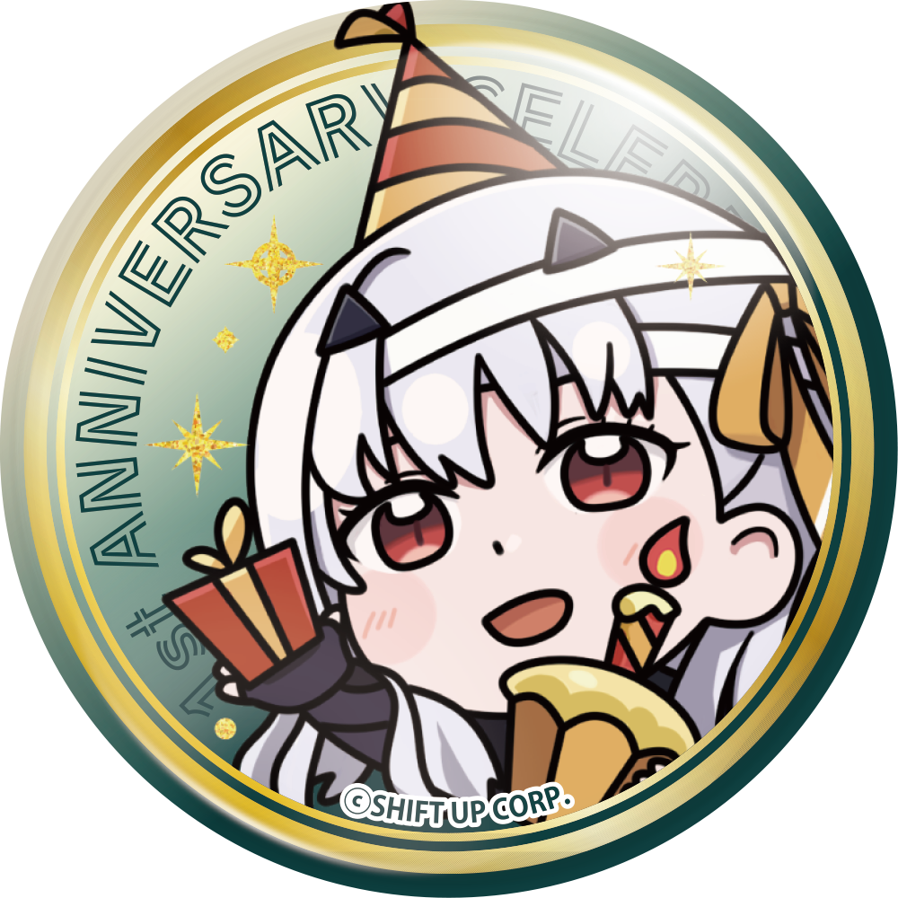 イベント限定】NIKKE 1st Anniversary 缶バッジセット イベント限定】NIKKE 1st Anniversary 缶バッジセット