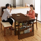100cmから伸びる コンパクトエクステンションダイニング popon ポポン ダイニングチェア