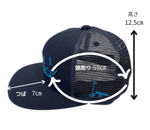 ゴルフキャップ メッシュ-3パット-2022（RF-10001）ゴルフ 帽子