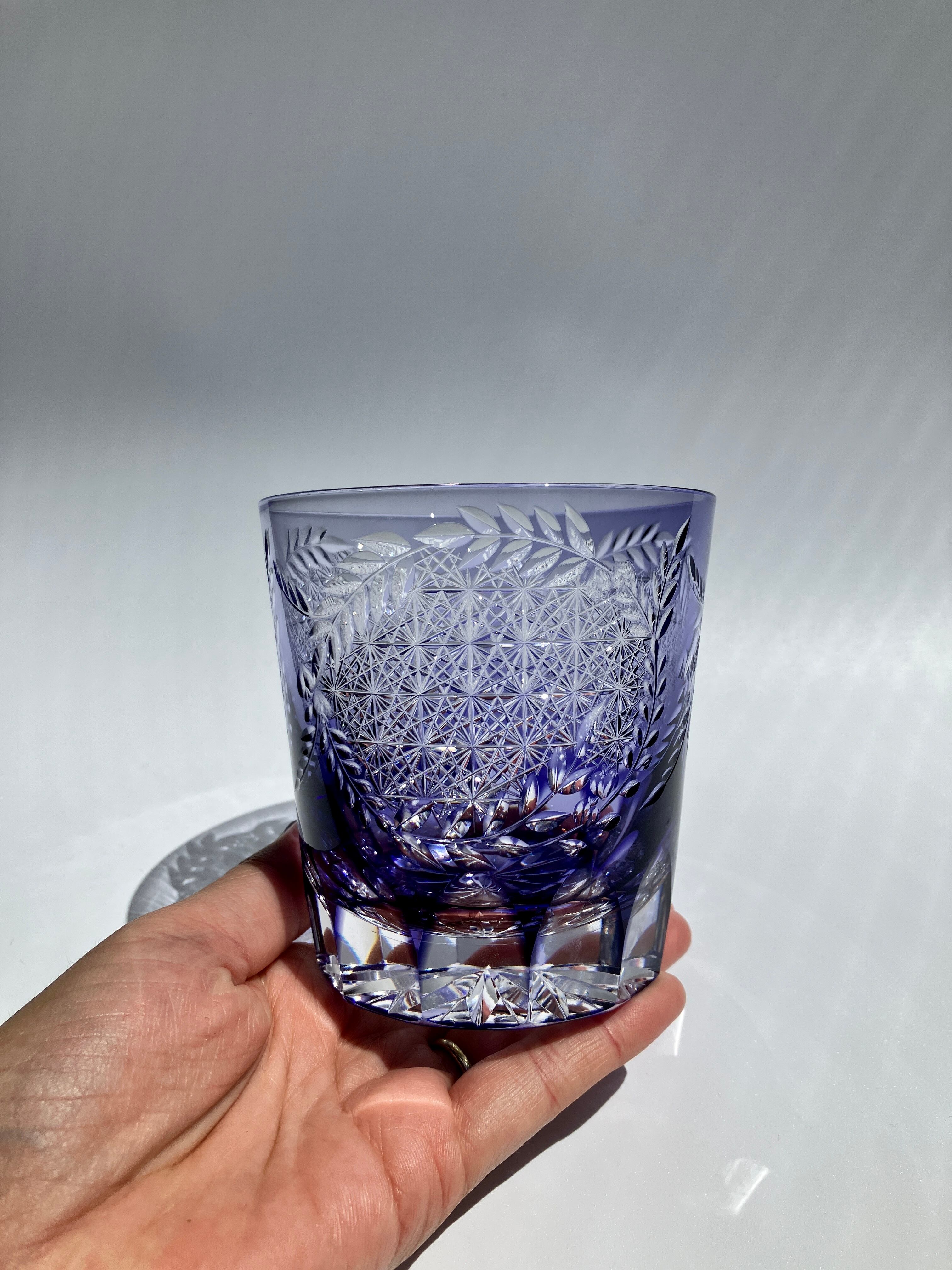 カガミクリスタル謹製　江戸切子　根本達也デザイン　冷酒杯 カガミクリスタル謹製 江戸切子 根本達也デザイン 冷酒杯