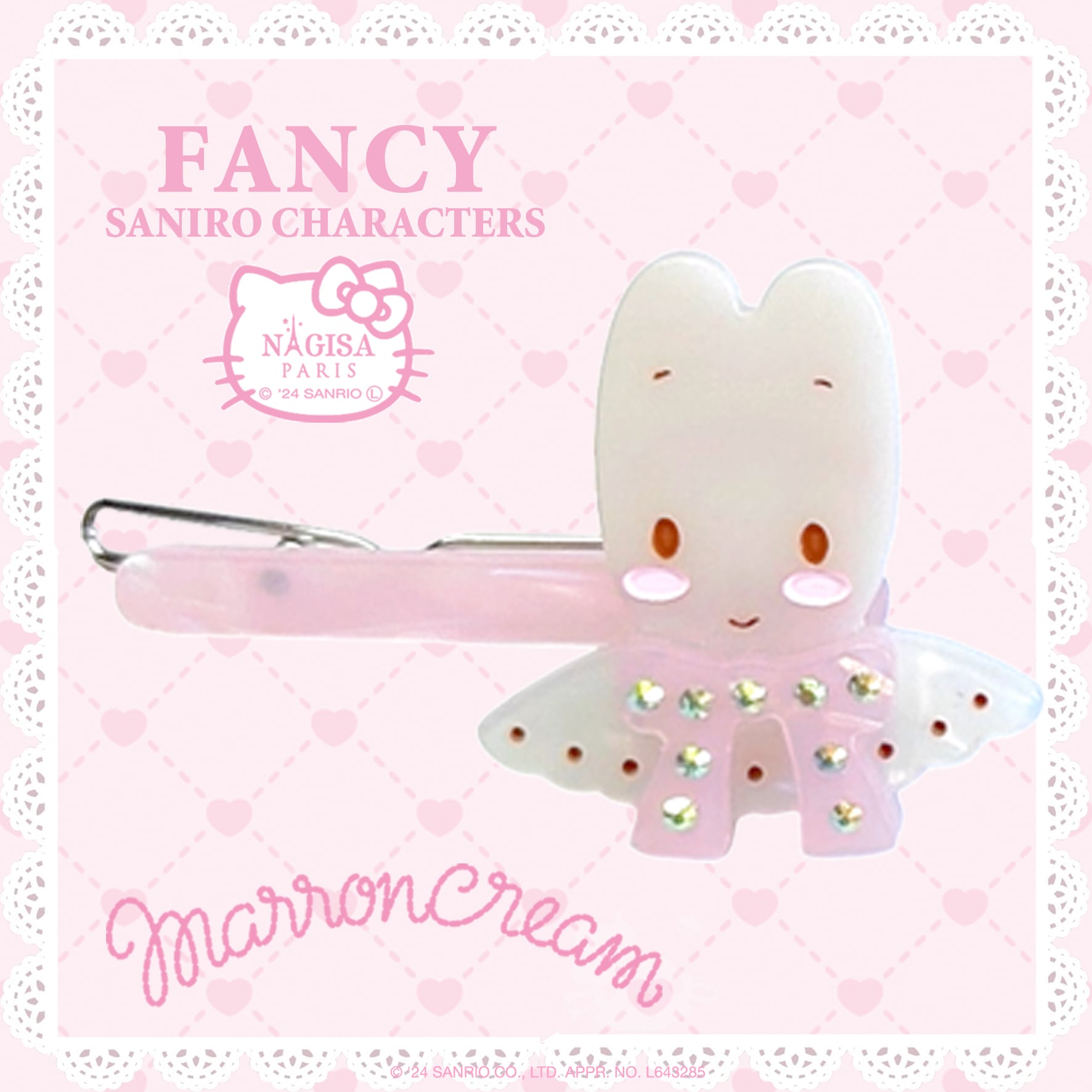 マロンクリーム ヘアピン Marroncream Hair Pin