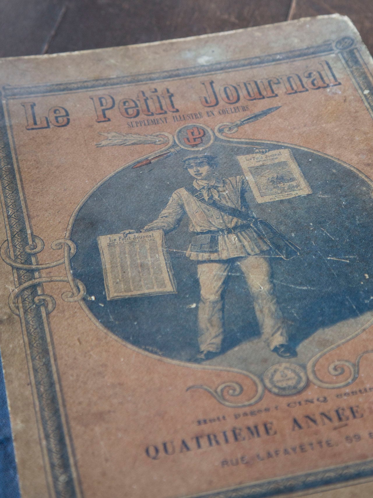 Le petit Journal 1893年のフランス新聞＜アンティーク新聞