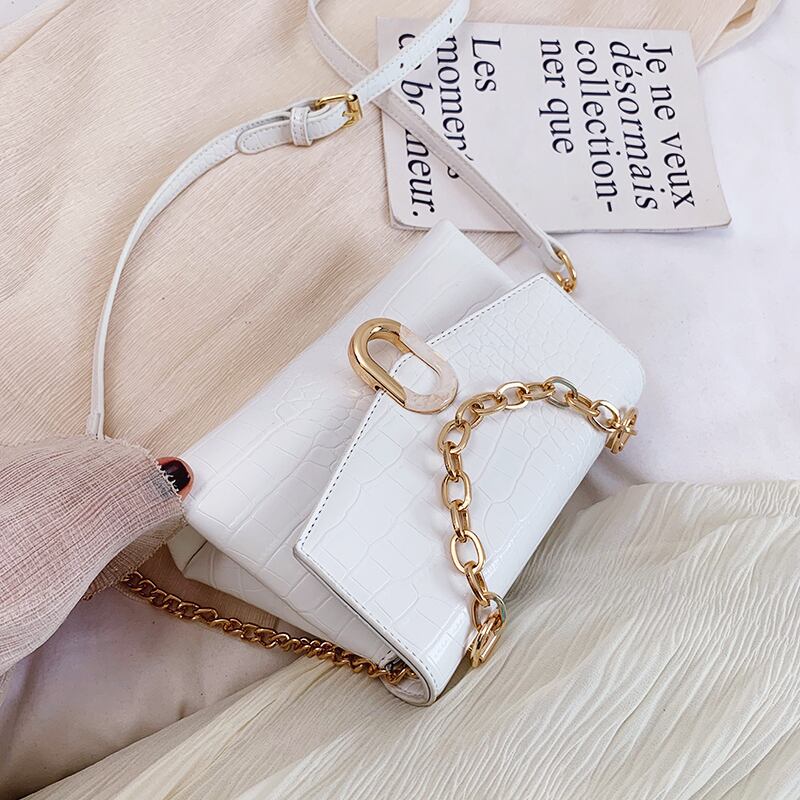 チェーンバッグ女性のメッセンジャーバッグ2020新しい波ネット赤ファッションテクスチャショルダーショルダーバッグワイルドスモールスクエアバッグ Tiancai_Wing_Bag6477751